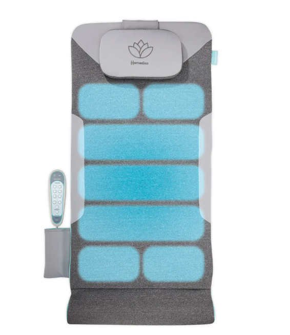 HoMedics 8-Mode Air Compression Back Stretching Massage Mat | Spine Relief Home Pad